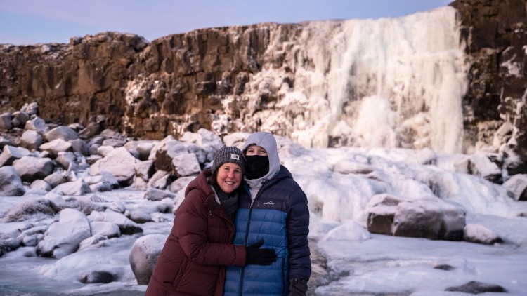 iceland mother daughter